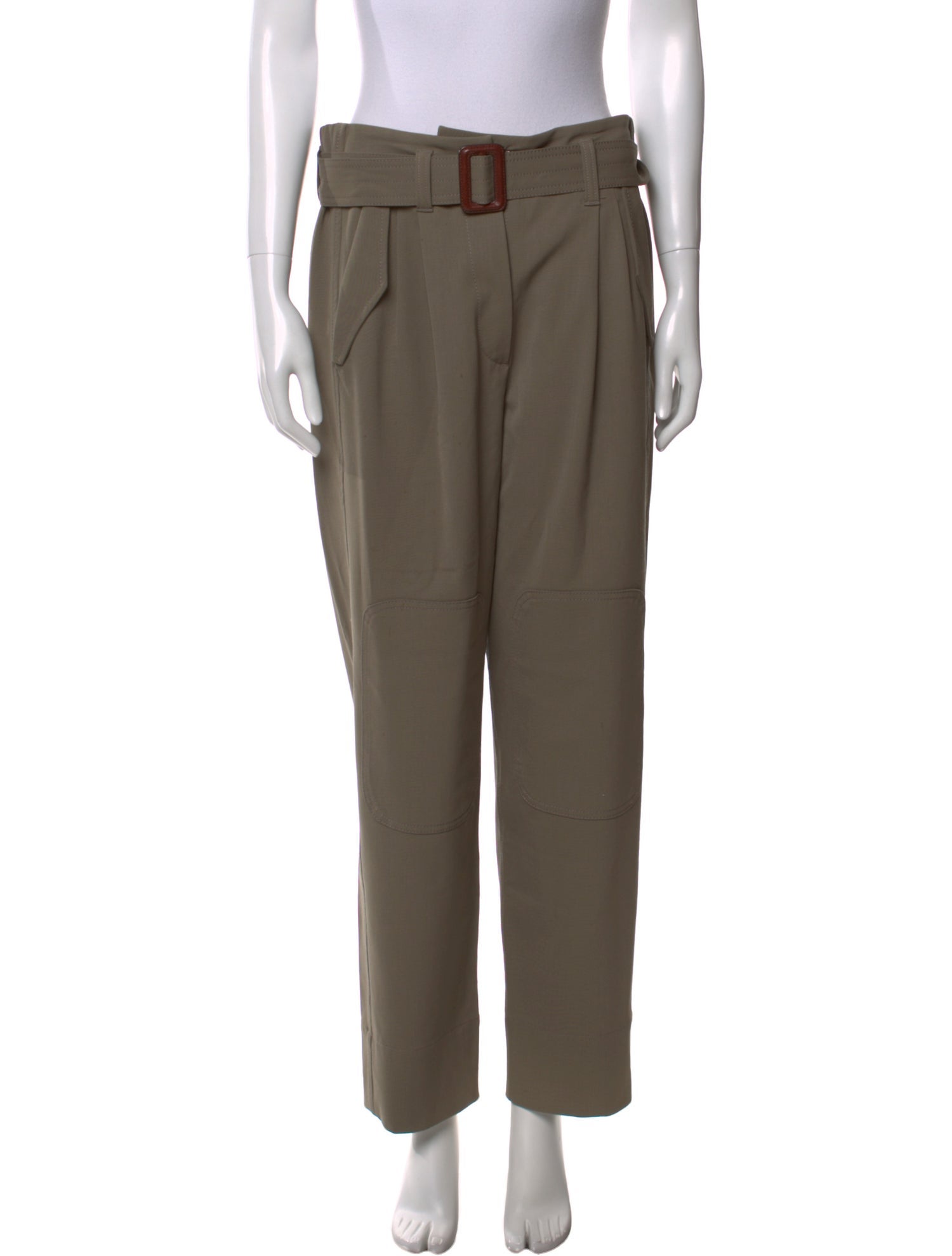 Brunello Cucinelli Virgin Wool Straight Leg Pants