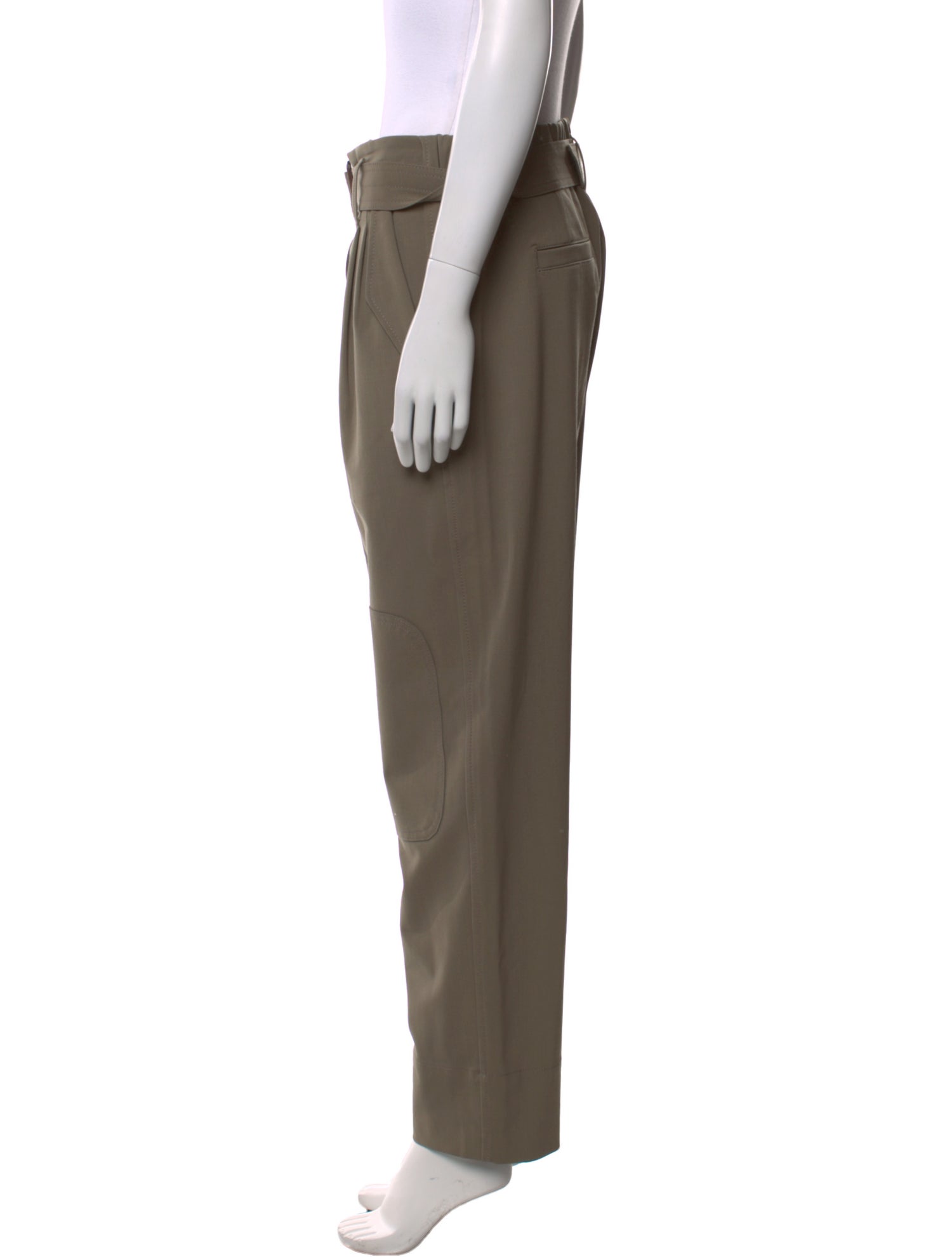 Brunello Cucinelli Virgin Wool Straight Leg Pants