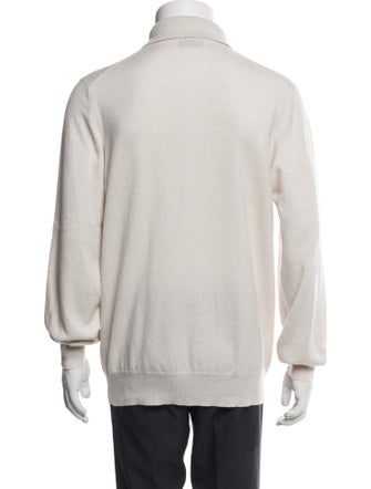 Brunello Cucinelli Cashmere Collar Polo Sweater