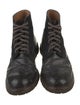 Brunello Cucinelli Leather Lace-Up Boots