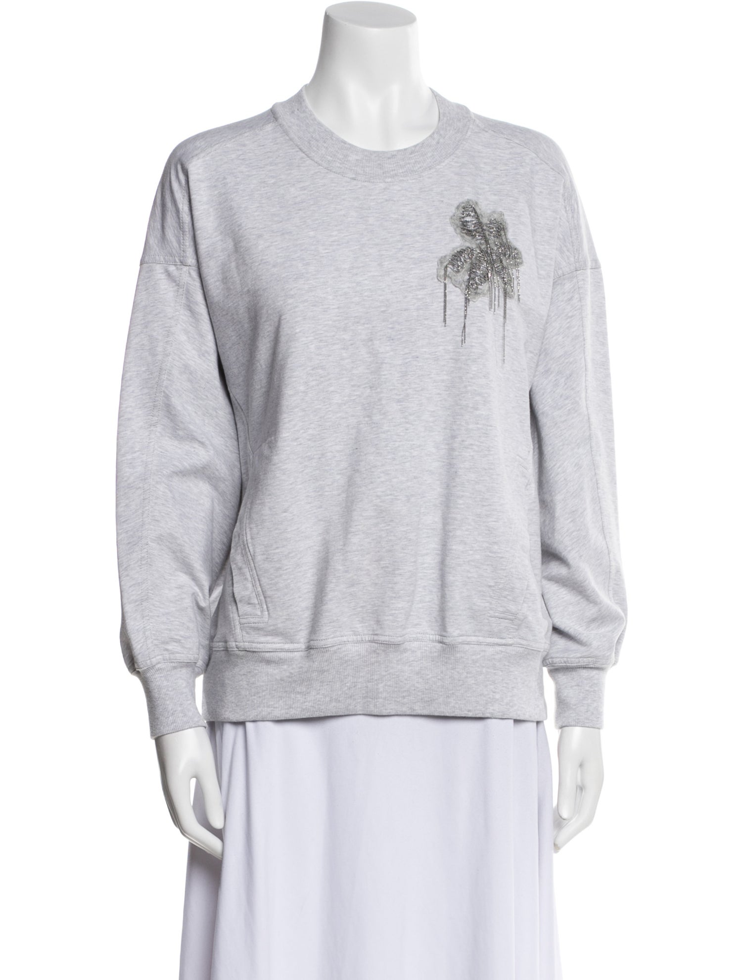 Brunello Cucinelli Crew Neck Long Sleeve Sweatshirt