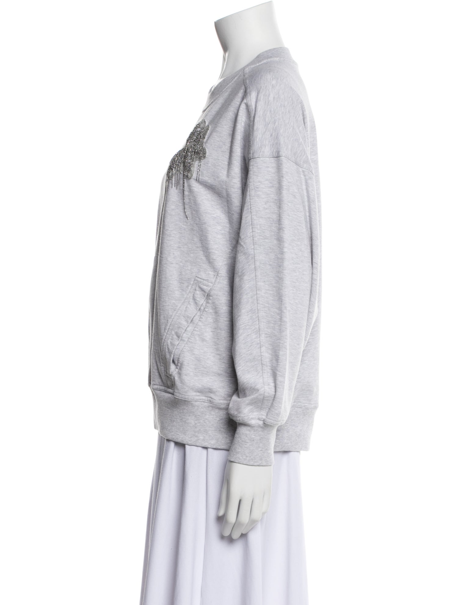 Brunello Cucinelli Crew Neck Long Sleeve Sweatshirt