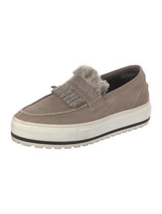 Brunello Cucinelli Monili Suede Sneakers