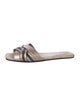 Brunello Cucinelli Monili Leather Slides