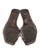 Brunello Cucinelli Monili Leather Slides