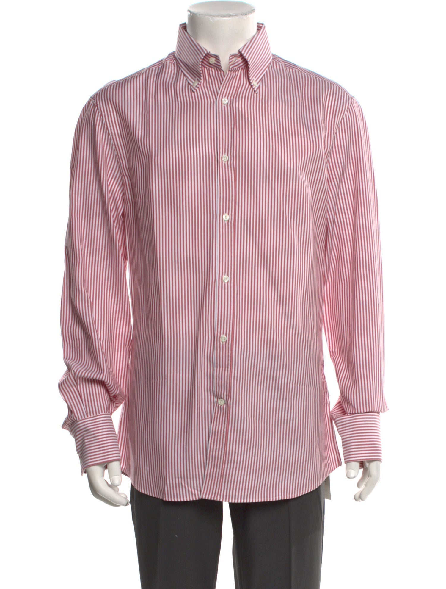 Brunello Cucinelli Striped Long Sleeve Dress Shirt w/ Tags