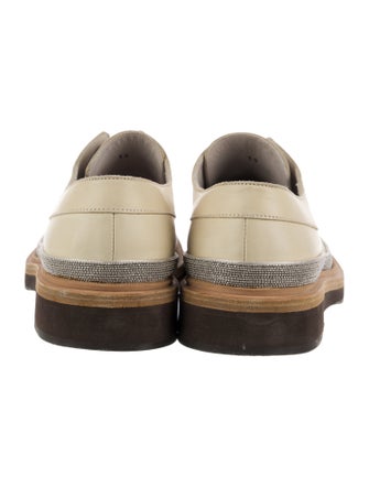 Brunello Cucinelli Leather Oxfords