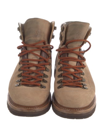 Brunello Cucinelli Nubuck Lace-Up Boots