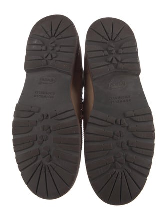 Brunello Cucinelli Nubuck Lace-Up Boots