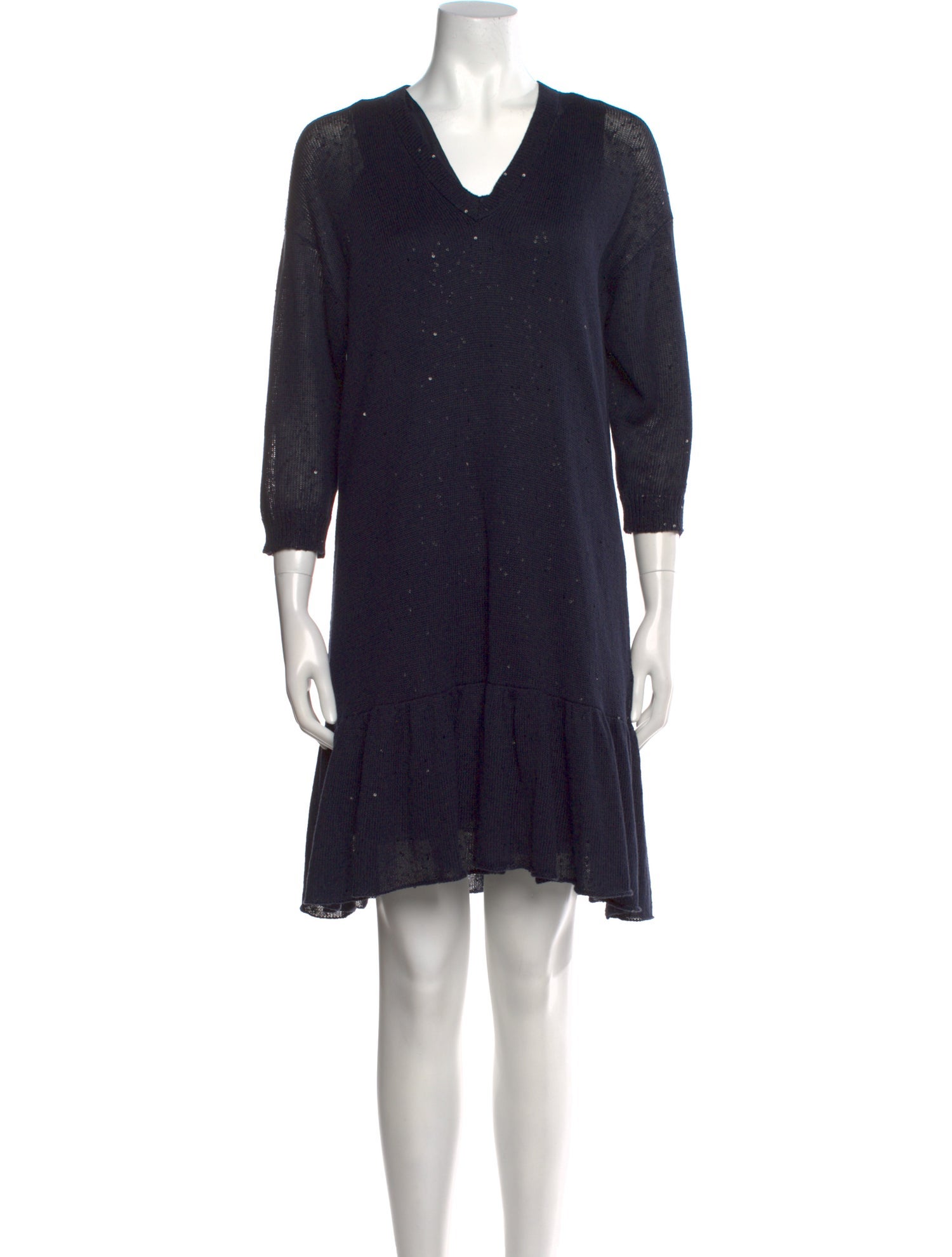 Brunello Cucinelli Linen Mini Dress