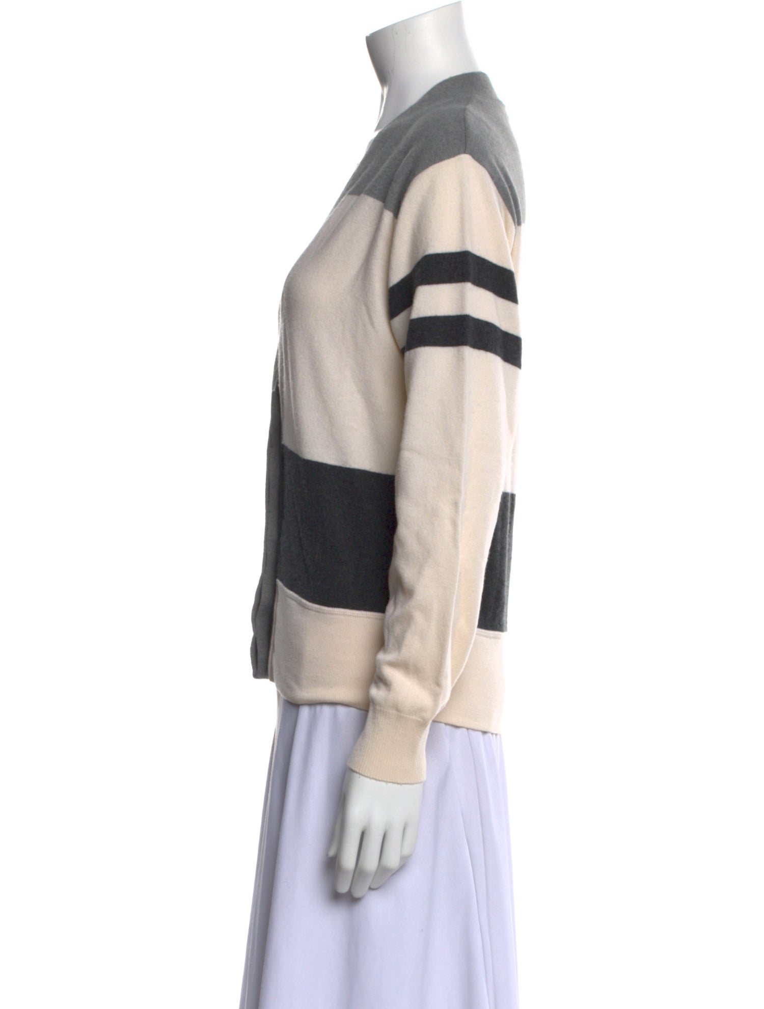 Brunello Cucinelli Virgin Wool Striped Sweater