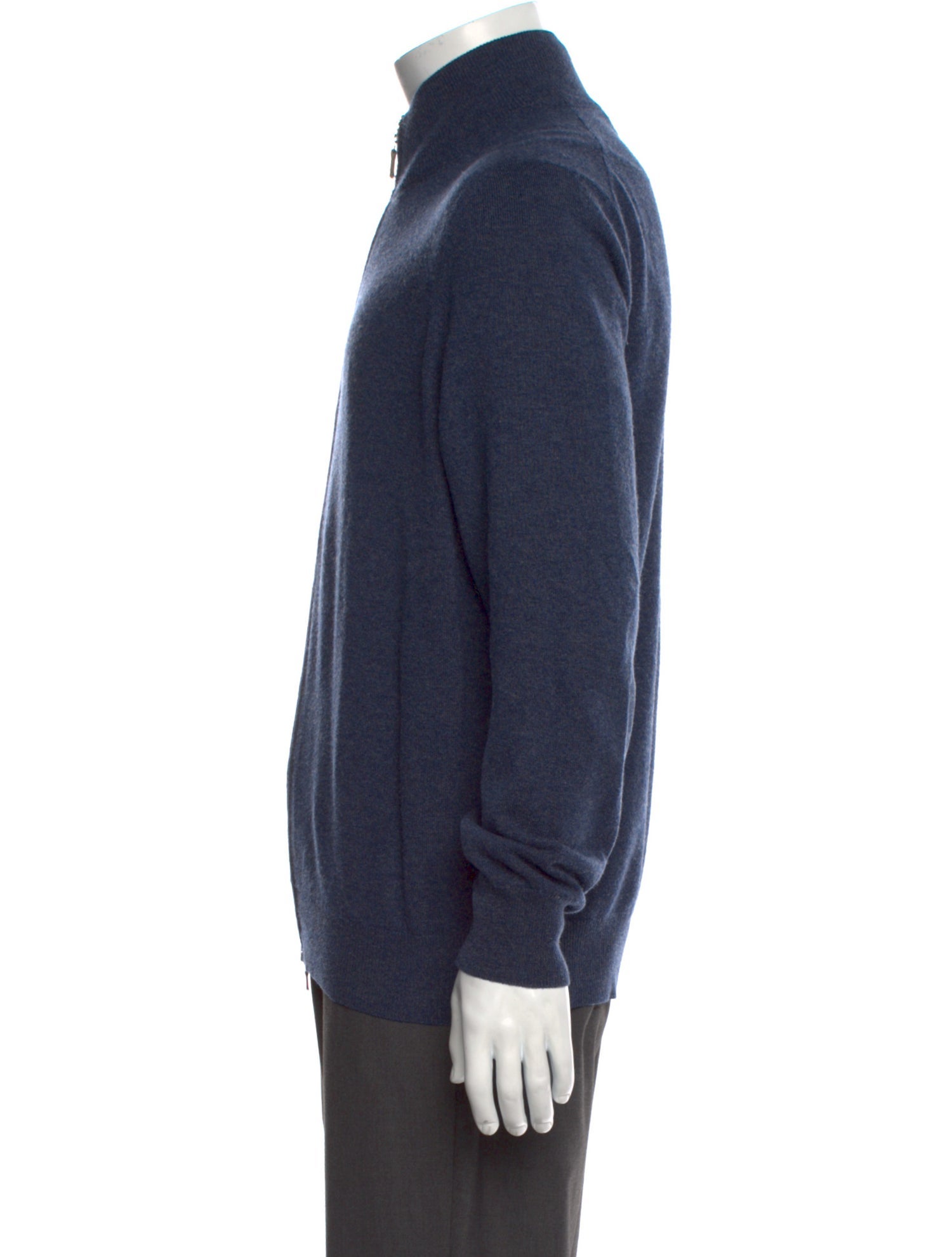 Brunello Cucinelli Cashmere Mock Neck Cardigan