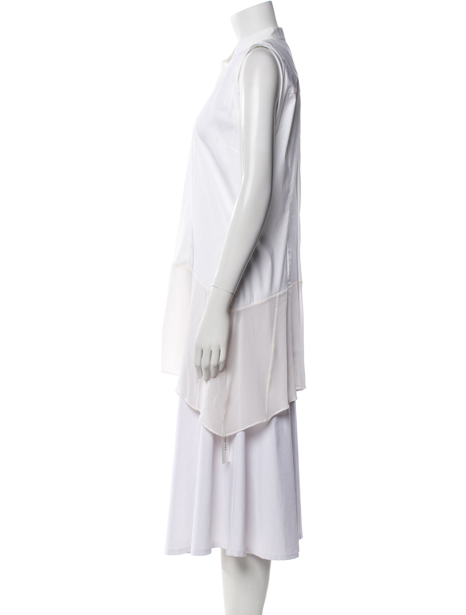 Brunello Cucinelli Mock Neck Sleeveless Tunic