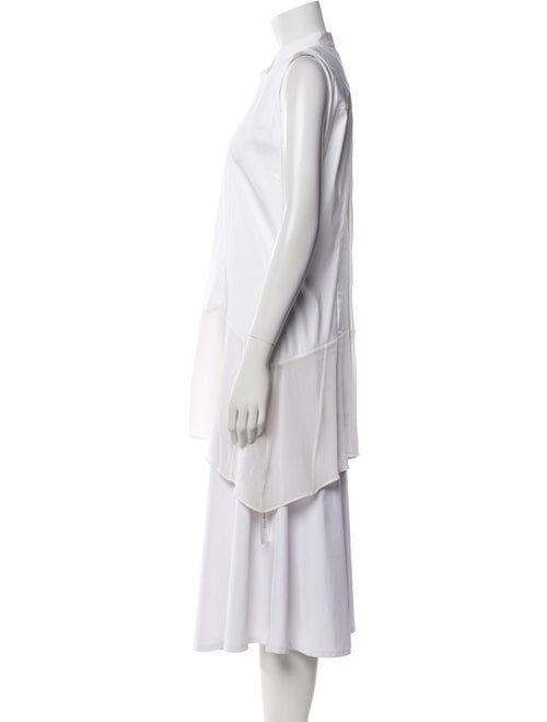 Brunello Cucinelli Mock Neck Sleeveless Tunic