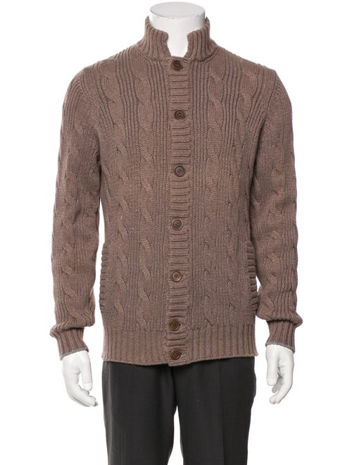 Brunello Cucinelli Turtleneck Long Sleeve Cardigan