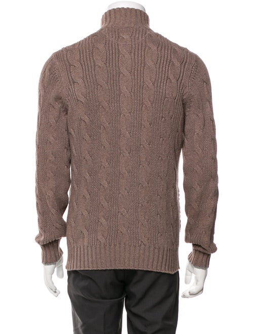 Brunello Cucinelli Turtleneck Long Sleeve Cardigan