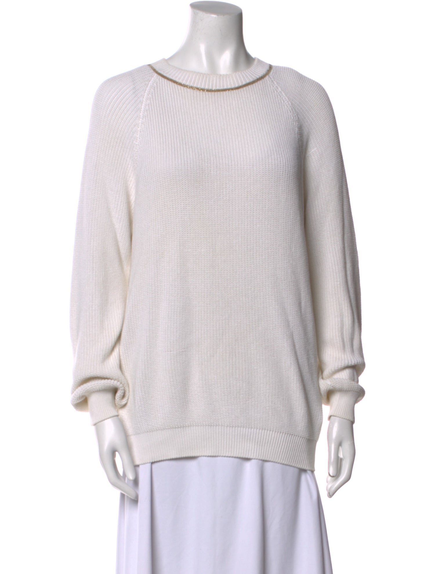Brunello Cucinelli Crew Neck Long Sleeve Sweatshirt