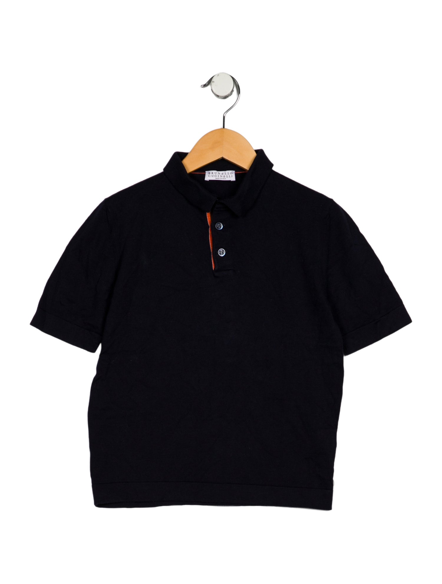 Brunello Cucinelli Brunello Cucinelli Boys' Short Sleeve Polo Shirt