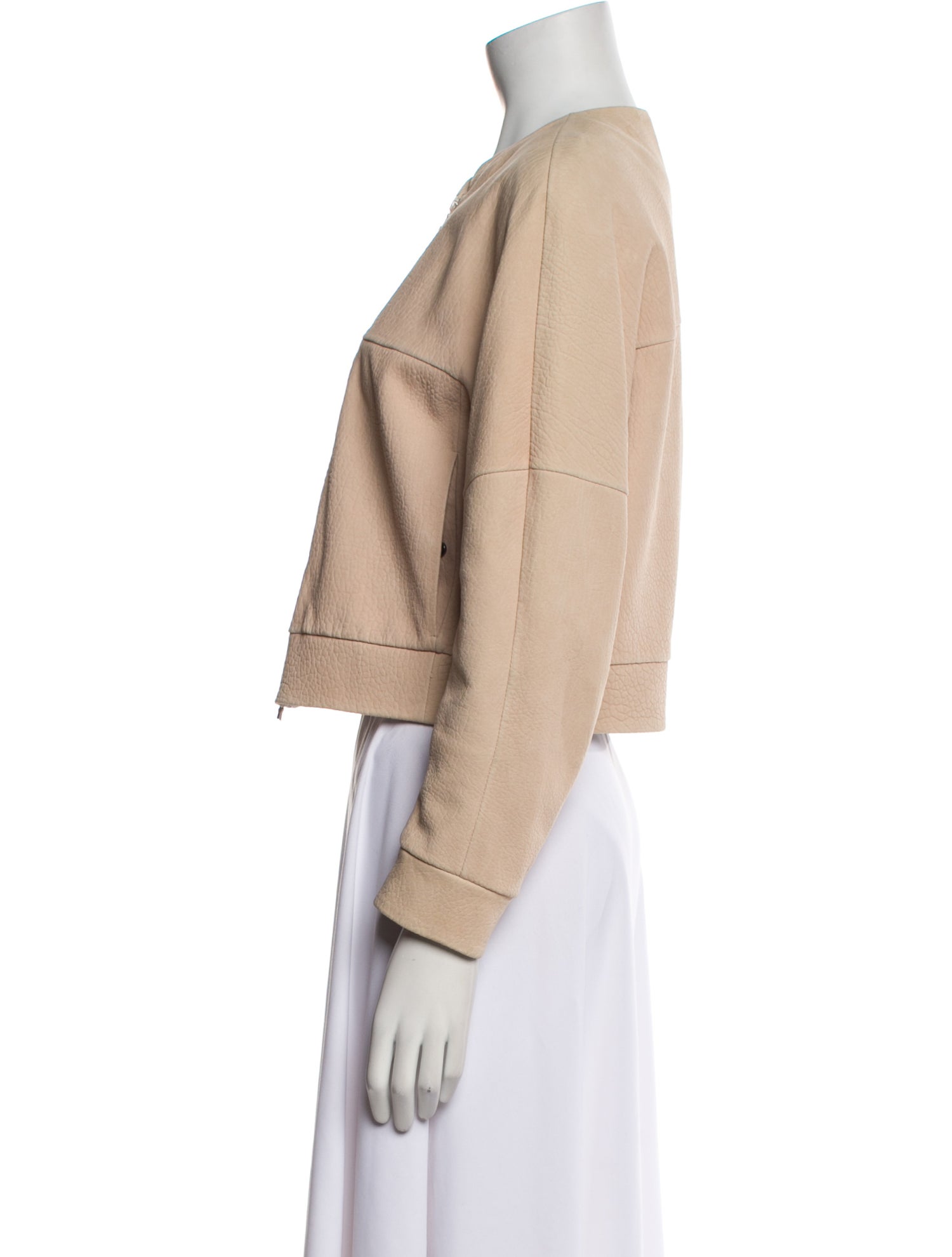 Brunello Cucinelli Leather Biker Jacket