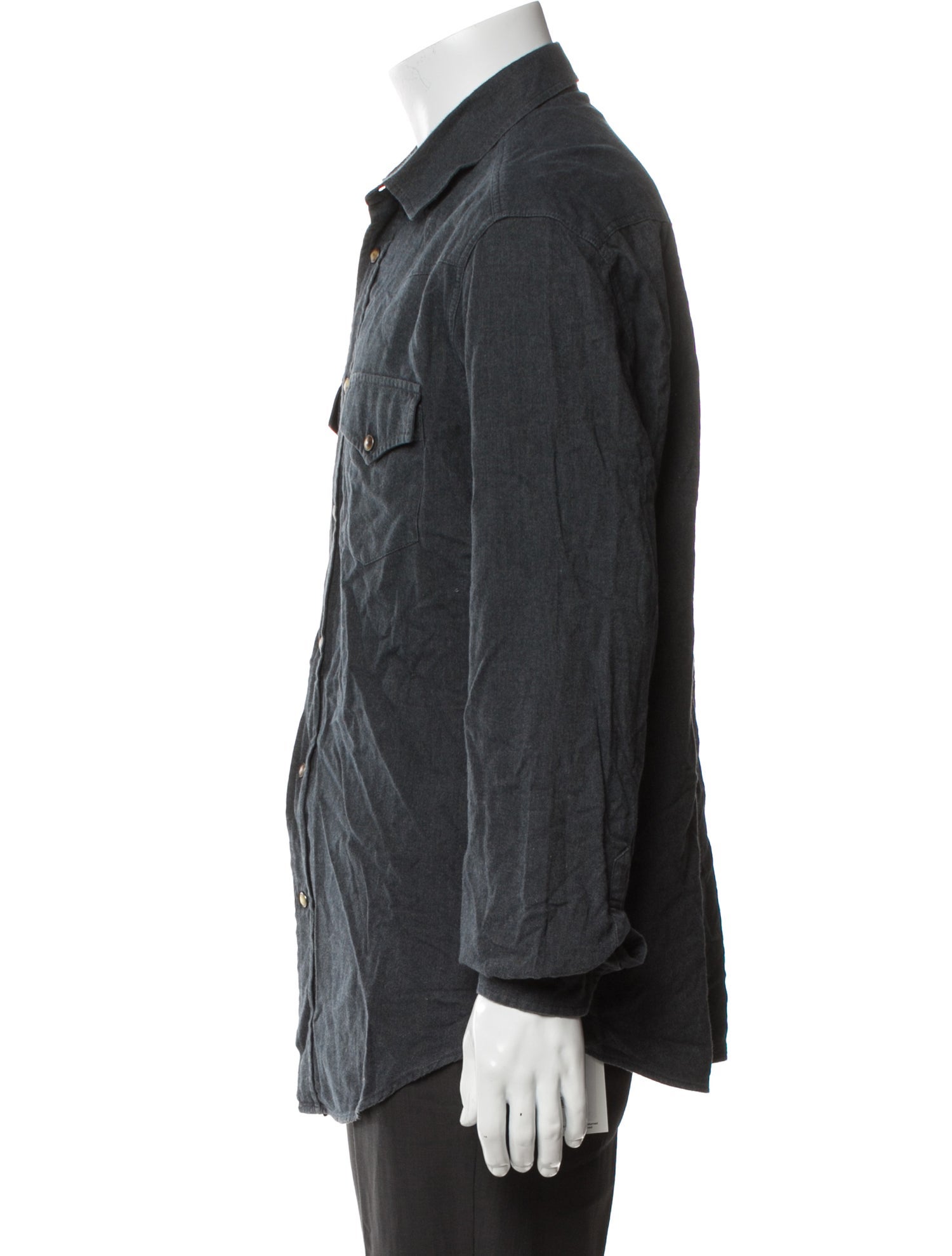 Brunello Cucinelli Long Sleeve Western Shirt