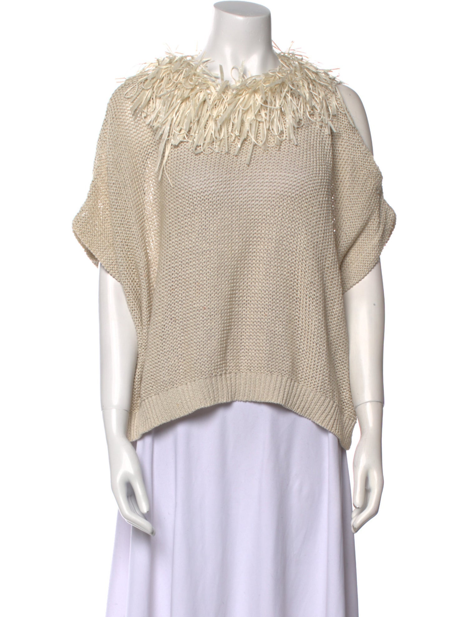 Brunello Cucinelli Crew Neck Short Sleeve Top