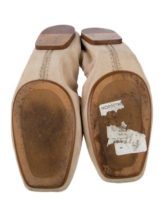 Brunello Cucinelli Monili Suede Flats