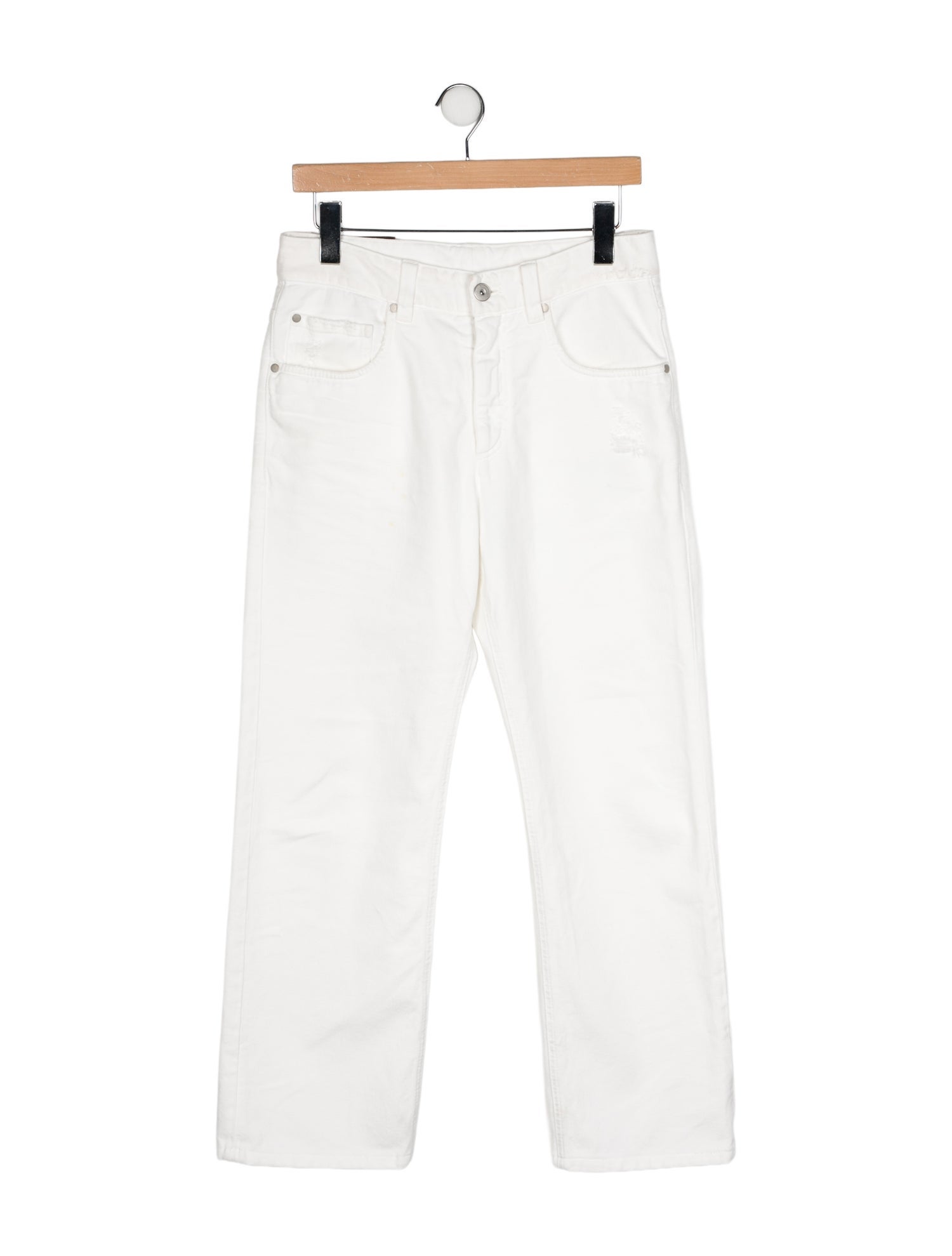 Brunello Cucinelli Mid-Rise Straight Leg Jeans