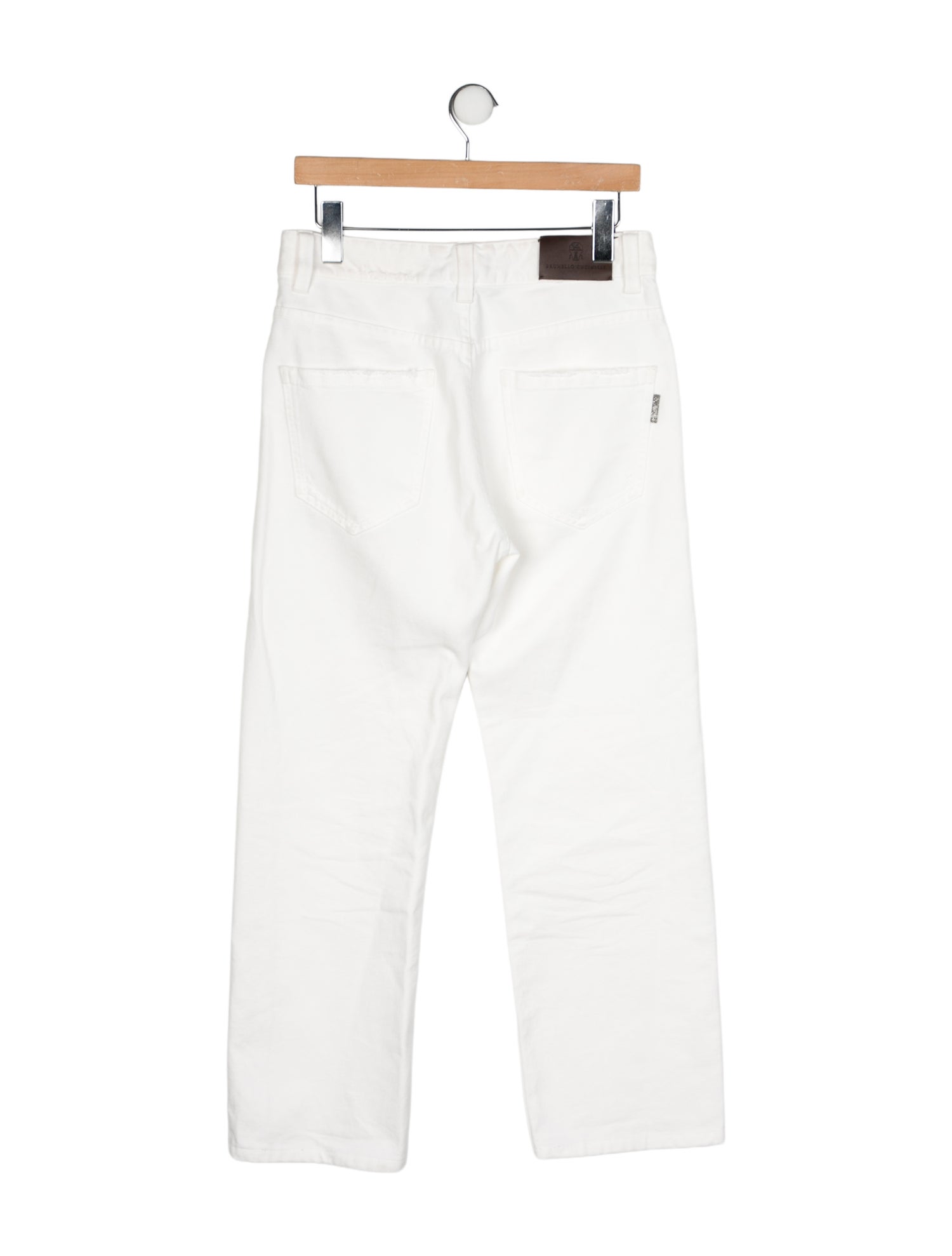 Brunello Cucinelli Mid-Rise Straight Leg Jeans