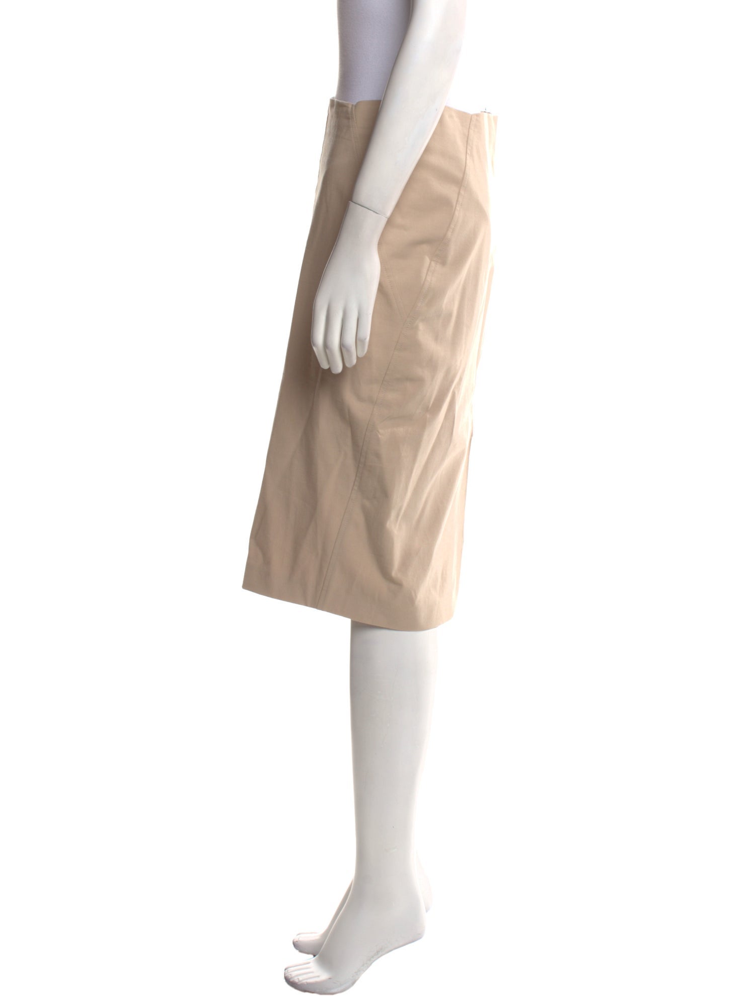 Brunello Cucinelli Embroidered Accent Knee-Length Skirt