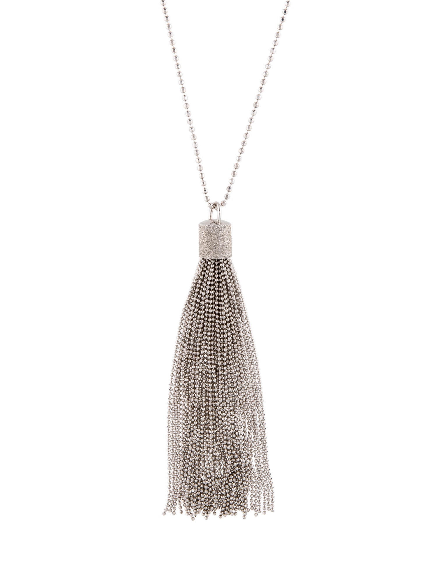 Brunello Cucinelli Monilli Fringe Tassel Pendant Necklace