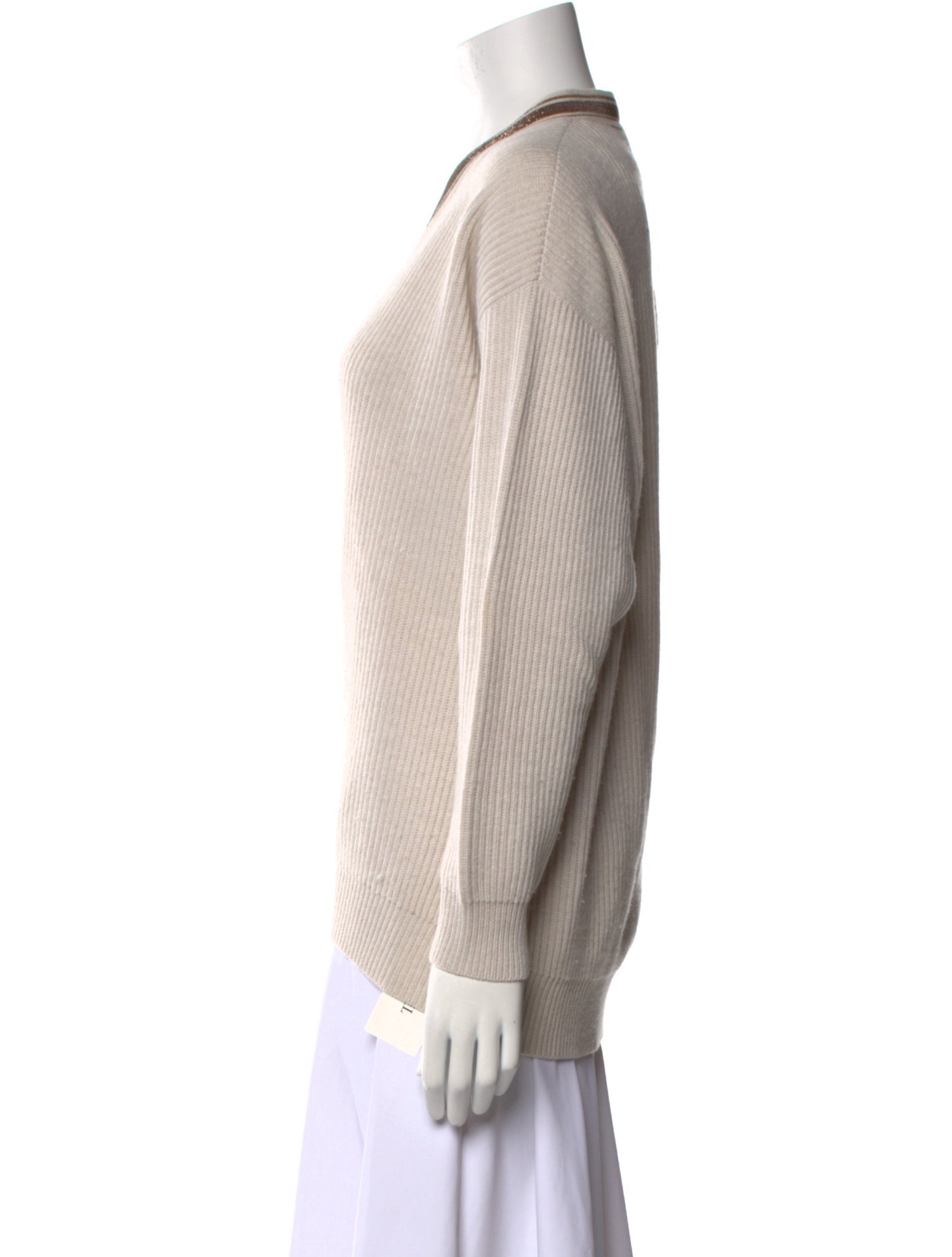 Brunello Cucinelli Cashmere V-Neck Sweater