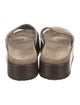 Brunello Cucinelli Monili Suede Slides