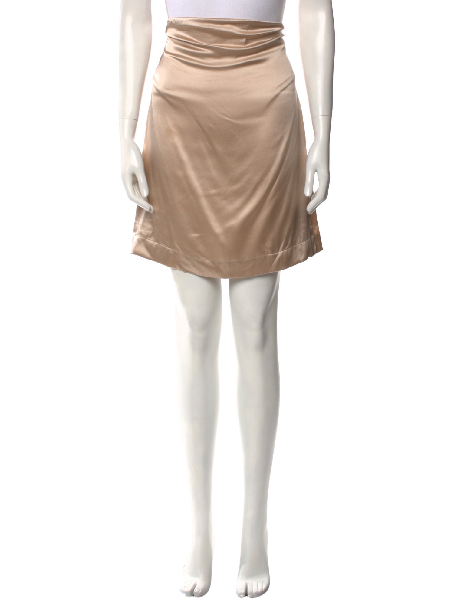 Brunello Cucinelli Silk Knee-Length Skirt