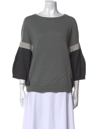 Brunello Cucinelli Cashmere Bateau Neckline Sweater