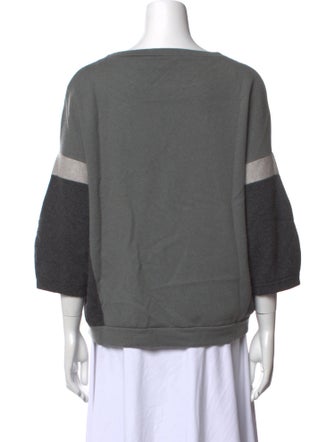 Brunello Cucinelli Cashmere Bateau Neckline Sweater