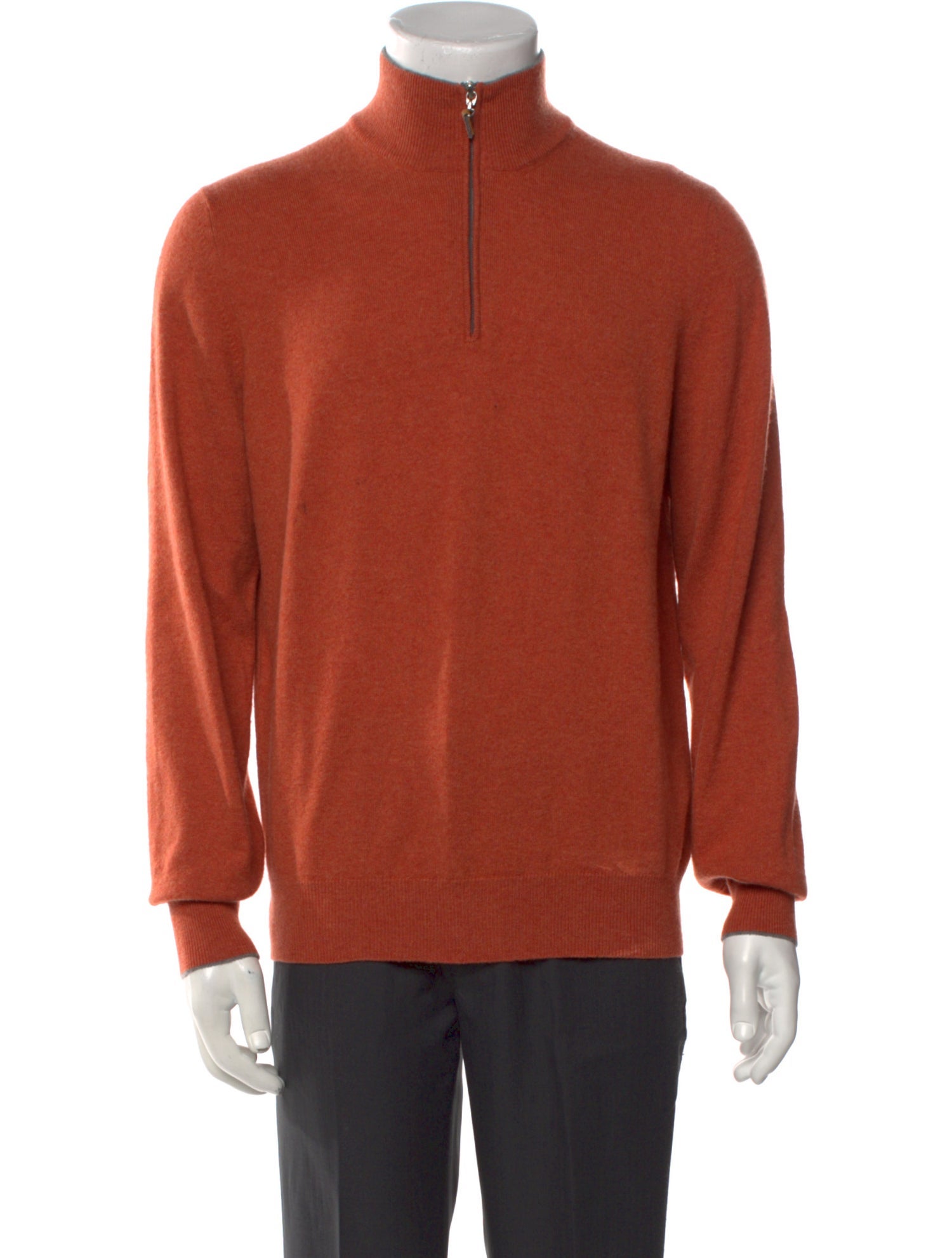 Brunello Cucinelli Cashmere Scoop Neck Polo Sweater
