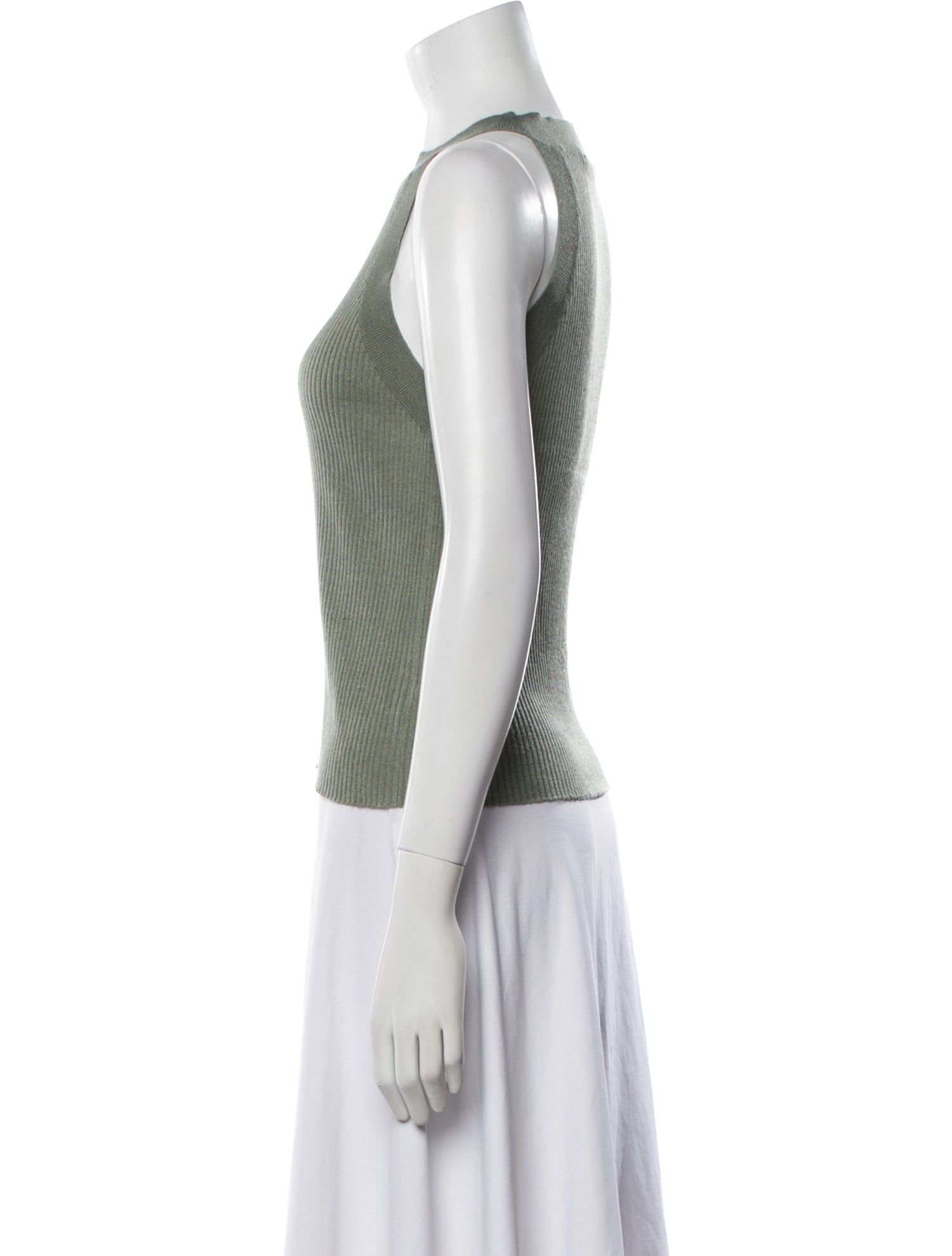 Brunello Cucinelli Cashmere Crew Neck Crop Top
