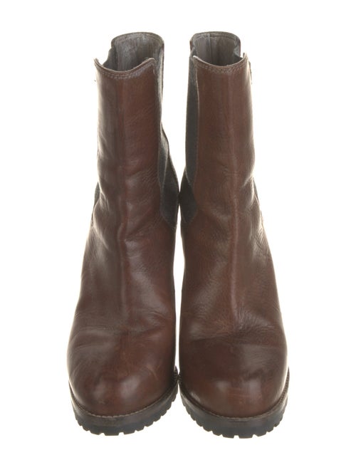Brunello Cucinelli Leather Chelsea Boots