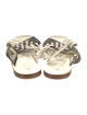 Brunello Cucinelli Monili Leather Slides