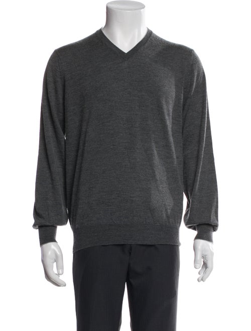 Brunello Cucinelli Wool V-Neck Pullover