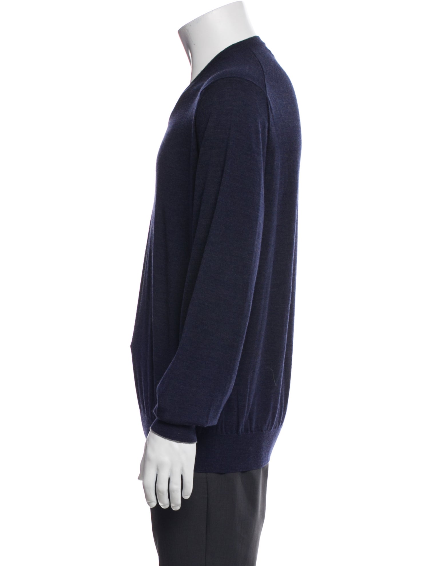 Brunello Cucinelli Wool V-Neck Pullover
