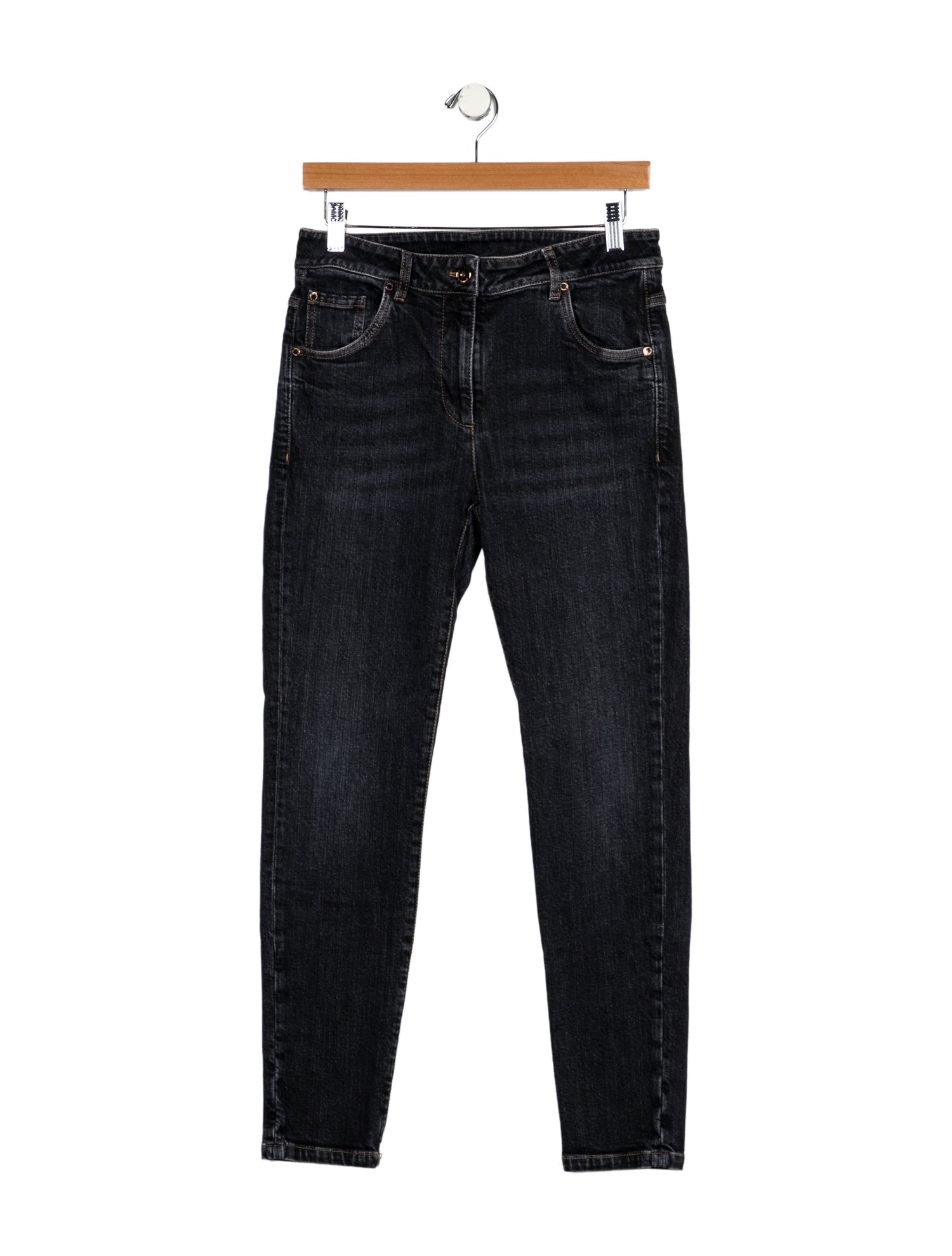 Brunello Cucinelli Mid-Rise Skinny Leg Jeans