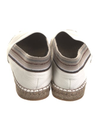 Brunello Cucinelli Leather Espadrilles