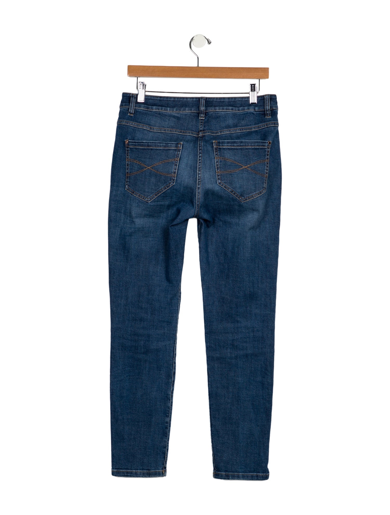 Brunello Cucinelli Mid-Rise Straight Leg Jeans