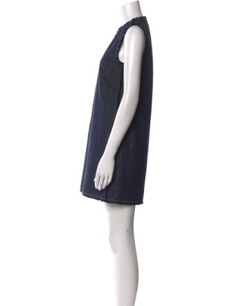 Brunello Cucinelli V-Neck Mini Dress