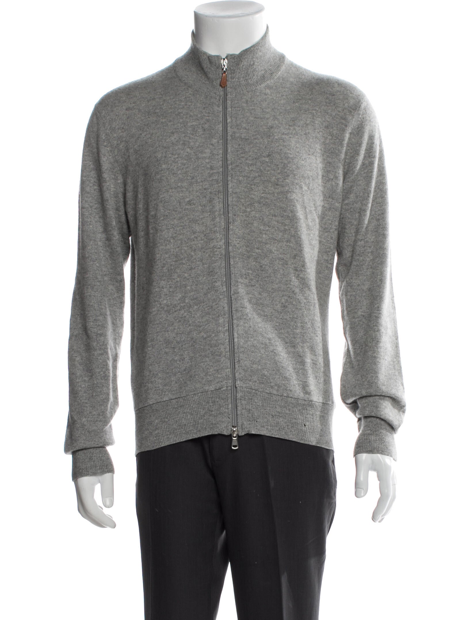 Brunello Cucinelli Mock Neck Long Sleeve Cardigan