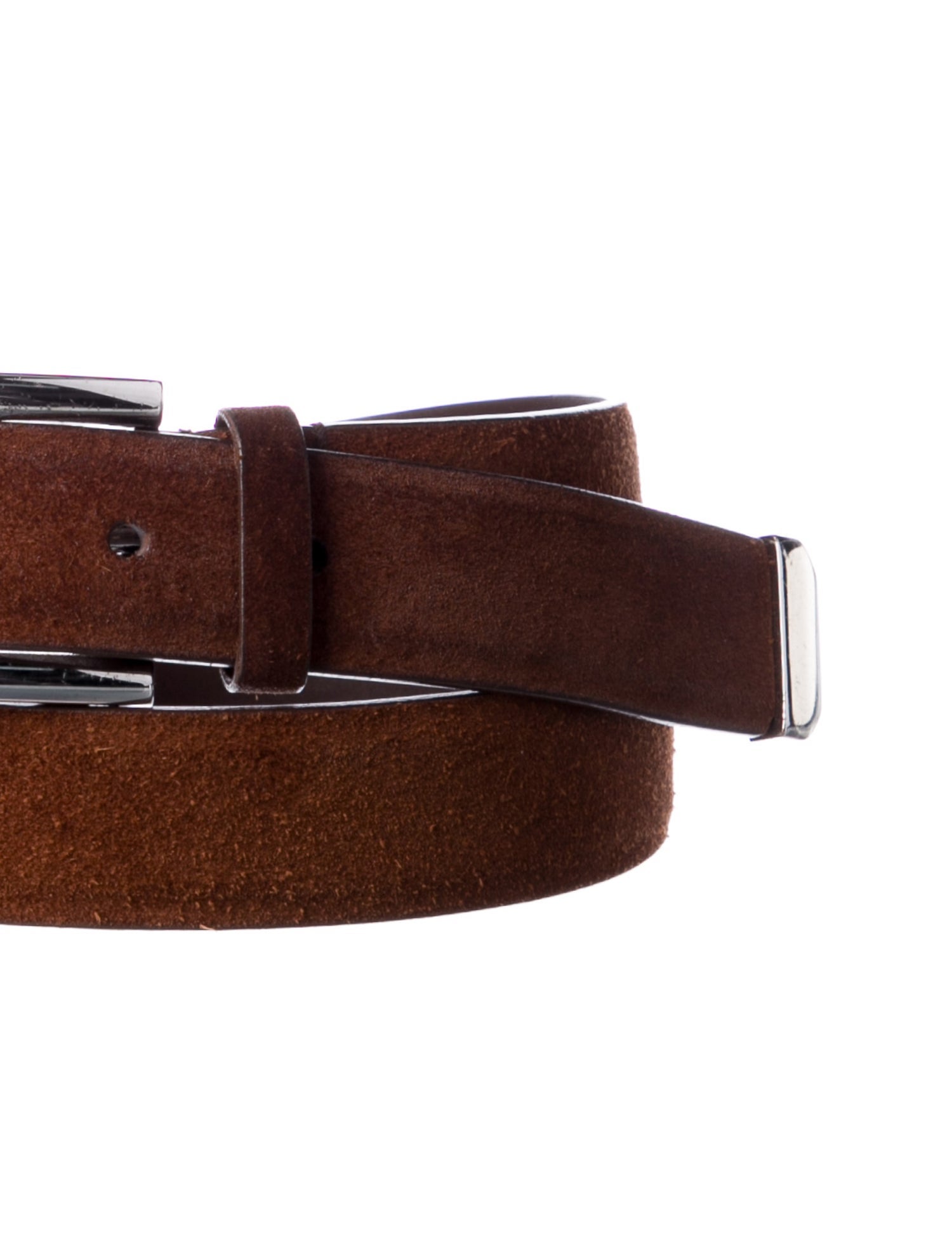 Brunello Cucinelli Skinny Suede Belt