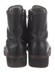 Brunello Cucinelli Leather Combat Boots