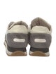 Brunello Cucinelli Suede Colorblock Pattern Sneakers