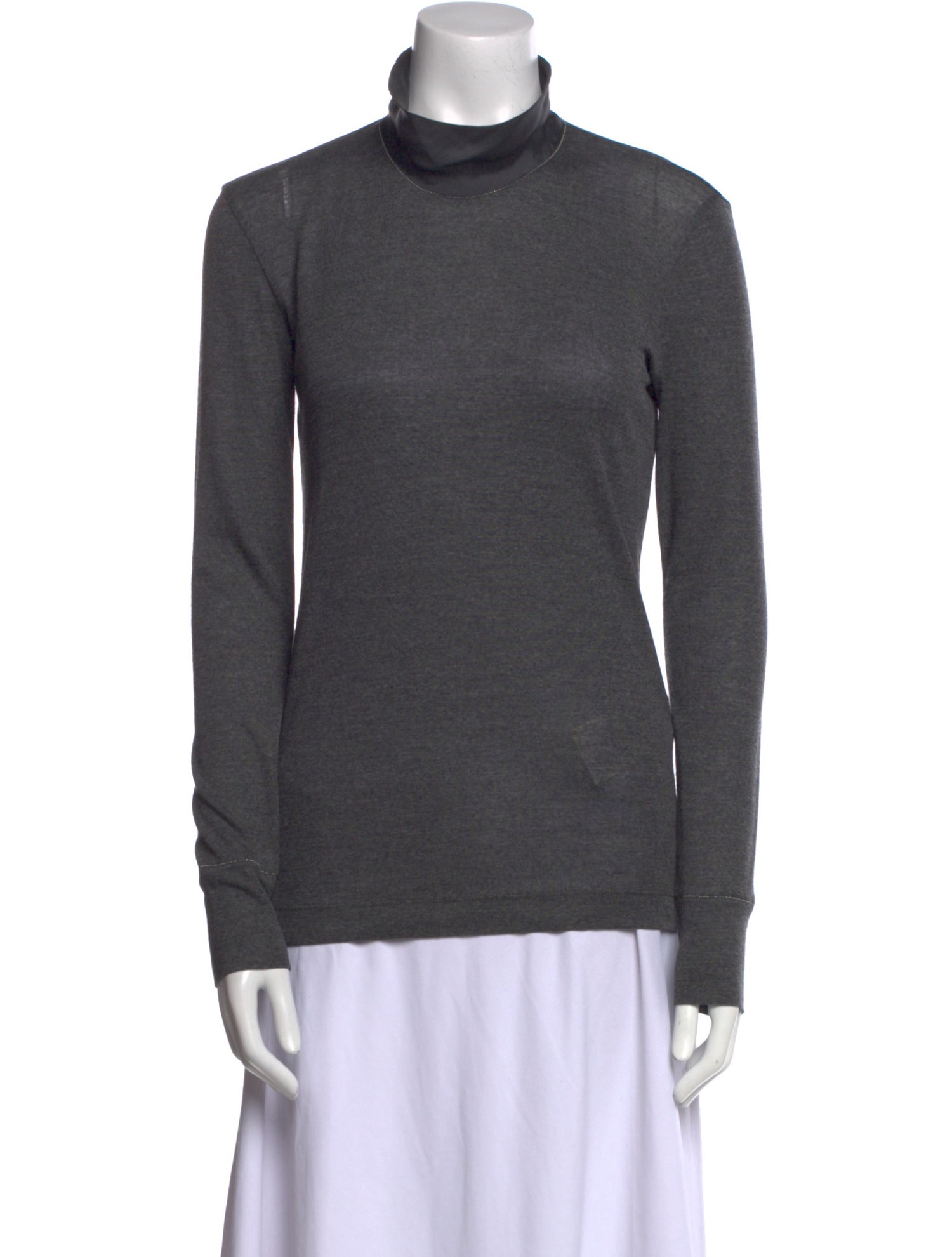 Brunello Cucinelli Wool Turtleneck Sweatshirt